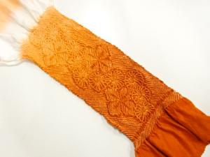 正絹　絞り　帯揚げ